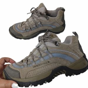 The North Face X2 Gray Blue Hiking Sneaker Size 8
